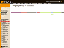 Tablet Screenshot of 100preguntas.com